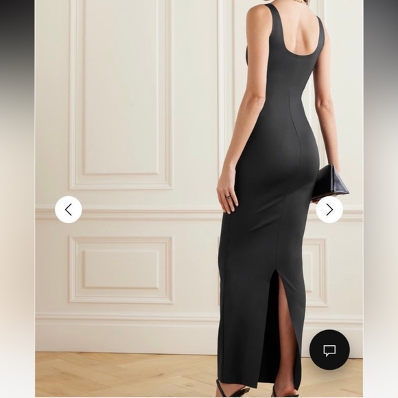 SKIMS NEW Tank Long Slip Dress - Onyx - Picture 4 of 7